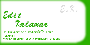 edit kalamar business card